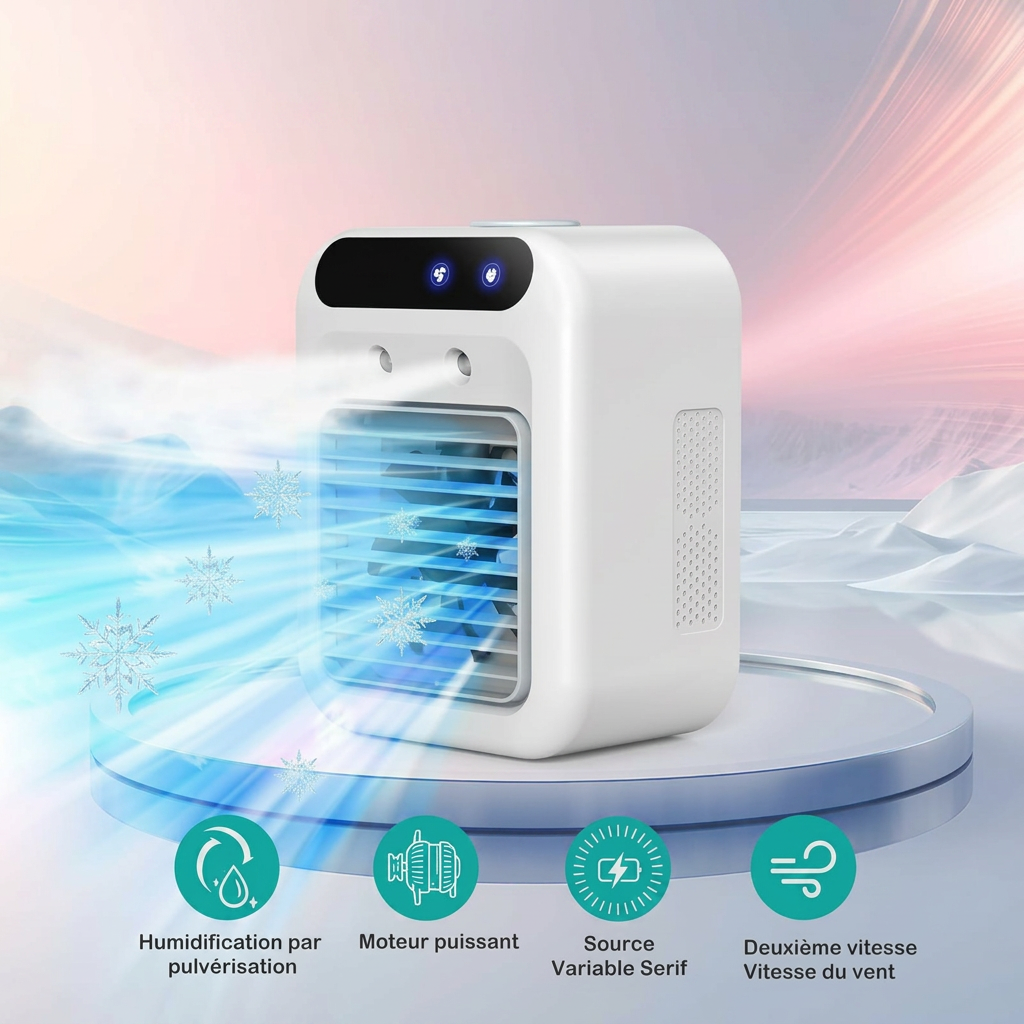 Mini Climatiseur Portable Silencieux